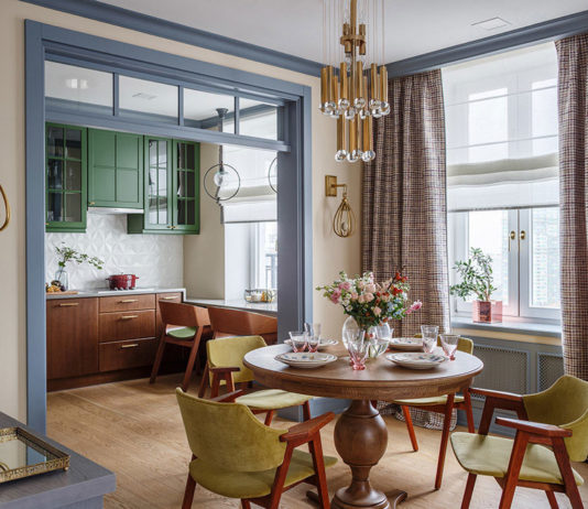 Apartment with vintage details in Moscow, Nadya Zotova