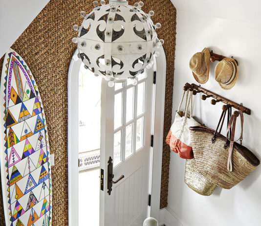 The colorful home of the founder of the brand Anthropologie