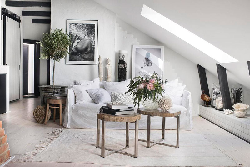 The attic apartment with the creative spirit in Stockholm - TG-UK