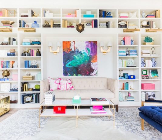 Idyll colors and all the affection in the interior of the house in the United States