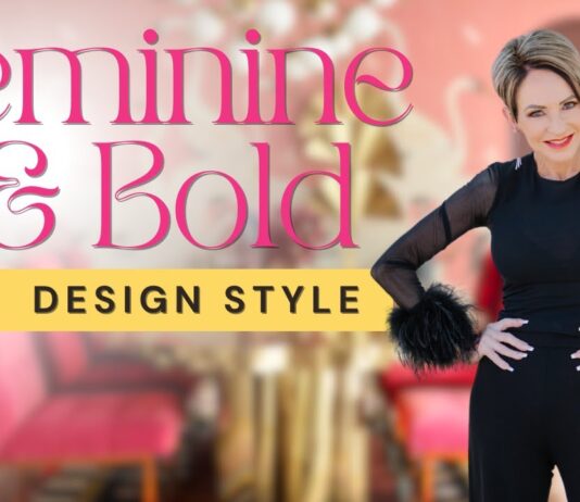 Feminine & Bold Home Design | Tips for Decorating in the Glam Design Style